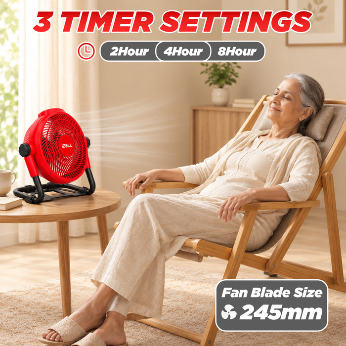 IBELL One Power Series CF24-05 Cordless Portable Fan without Battery and Charger with 6 months warranty