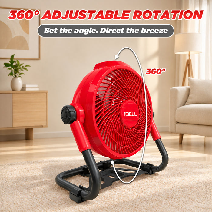 IBELL One Power Series CF24-05 Cordless Portable Fan without Battery and Charger with 6 months warranty