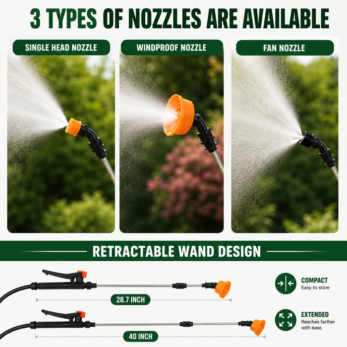 IBELL IBL PS12-20 Battery Powered Knapsack Sprayer 12V | 16L Tank Capacity | 2.0–4.0 Bar Pressure | Portable Agricultural Garden Sprayer for Farming, Pest Control & Plant Care