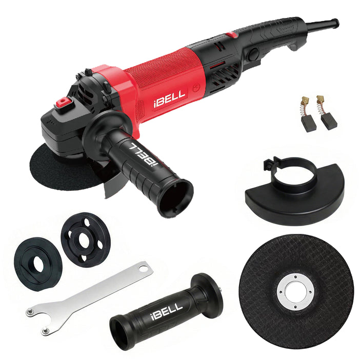 iBELL Angle Grinder IBL AG15-06, 1100W, 115MM Heavy Duty,11000 RPM with 6 Months Warranty