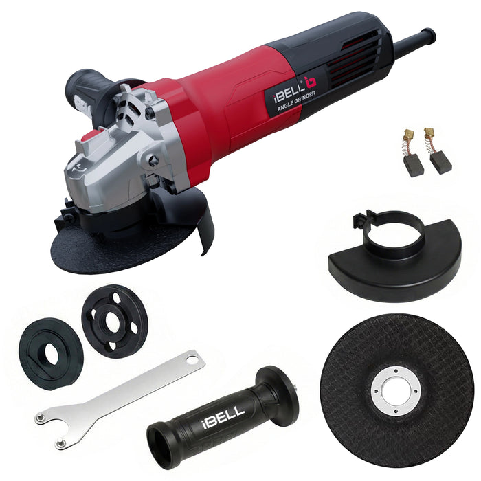 iBELL Angle Grinder AG15-68, 680W Heavy Duty, Copper Armature, Disc Dia 115mm, 11000 RPM with Grinding Wheel and Guard.