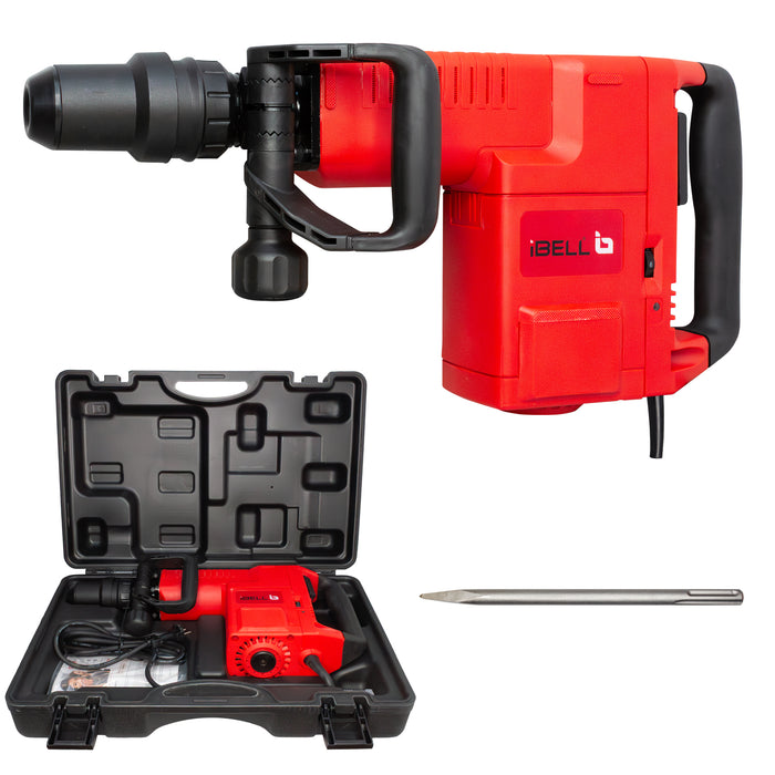 iBELL Demolition Hammer, IBL DH45-66,1500W,900-1890 RPM,220V,50 HZ,11 KG with 6 Months Warranty.