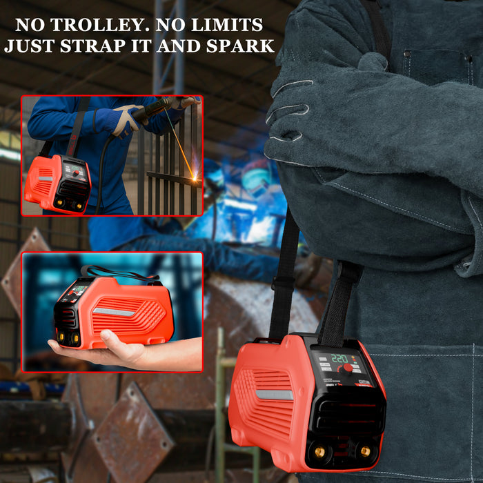 iBELL IBL M220‑76D Inverter ARC Welding Machine 220A | IGBT Technology | PC+ABS Fiber‑Reinforced Body | Adjustable Hot Start, ARC Force & VRD | Anti‑Stick | 1.0–4.0 mm Electrode Support | 2‑Year Warranty