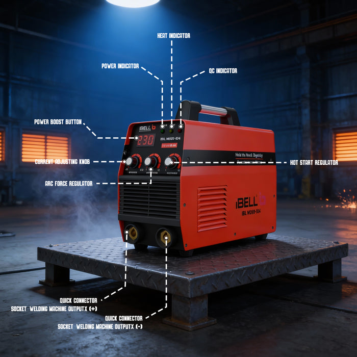 iBELL M250-104, ARC (IGBT) 250A with Hot Start, Anti-Stick Functions, Arc Force Control Inverter Welding Machine