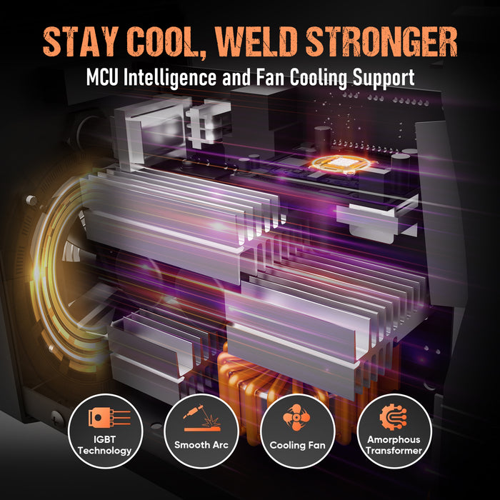 iBELL IBL M320-104D Inverter ARC Welding Machine 320A | Advanced IGBT Technology | Lift TIG Mode | Adjustable Hot Start, ARC Force & VRD | Anti-Stick | 1.0–5.0mm Electrode Support | 2-Year Warranty