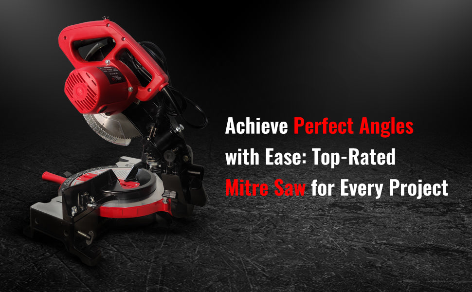 iBELL MS25-18 ,1800W  10 Inch Compound Mitre Saw 6000 RPM With Adjustable Angles & for Heavy-Duty Performance
