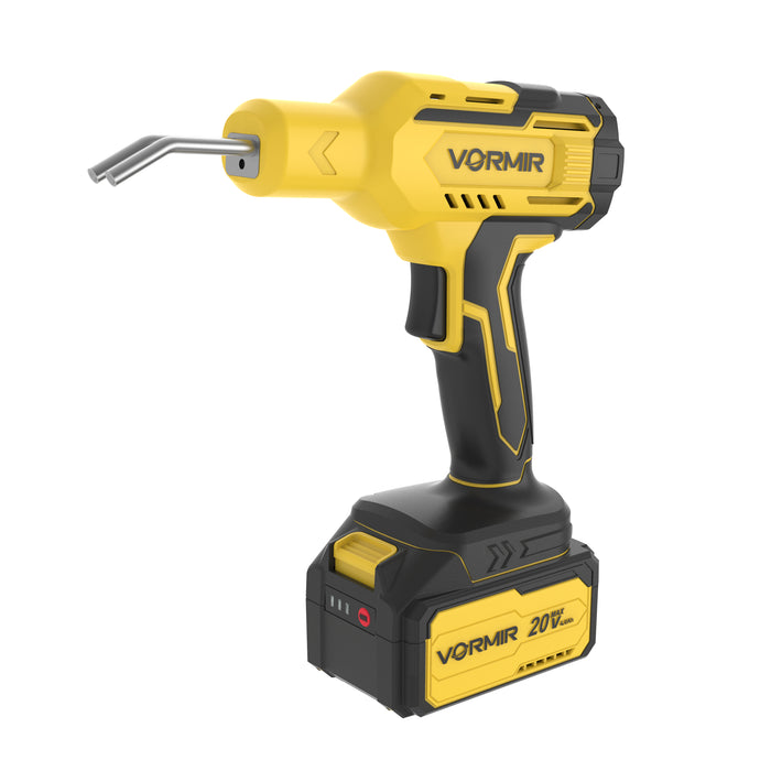 "iBELL VORMIR VR PW21-60 Cordless Plastic Welder Tool | 20V DC | 2.0Ah Li-Ion Battery & Charger | 500°C Max | 3 Sec Heat-Up | Auto Shut-Off | 400 Staples | 6 Months Warranty "