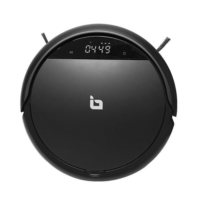 iBELL Robotic Vacuum Cleaner RV19-26  with Self-Charging, 360° Smart Sensor Protection, Vacuum for Home & Commercial use, Multiple Cleaning Modes, Wet moping, Control by Alexa, Google Home, Remote & Dedicated App - 1 Year Warranty