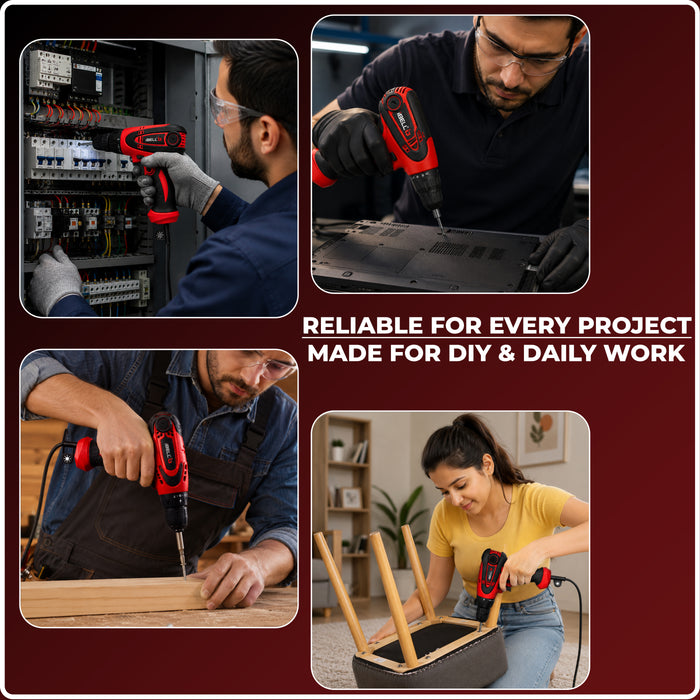iBELL Electric Screwdriver Model: IBL SD10-86,Dia 10MM,280W,750 RPM - 6 Months Warranty