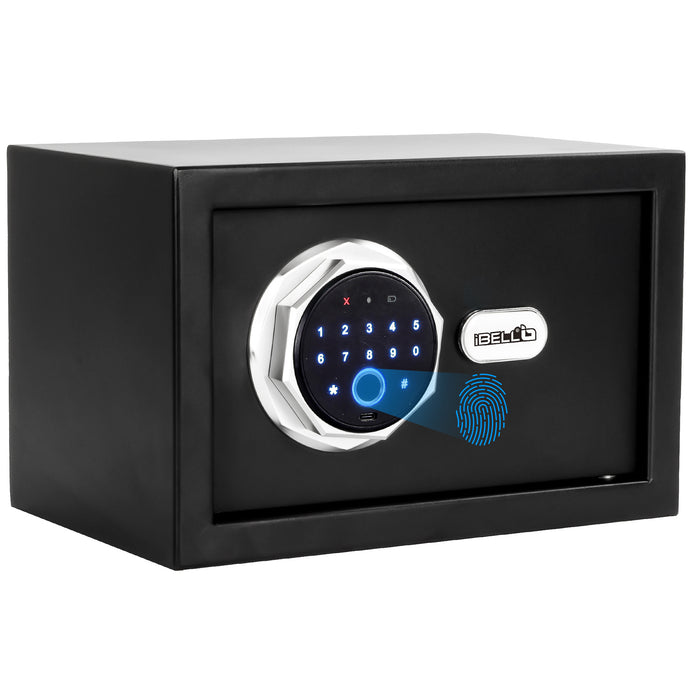 iBELL IBL SL-20F Digital Fingerprint Safe Locker for Personal and Office Use | 20L Biometric Electronic Safe Locker with Interior Light and Emergency Key Access