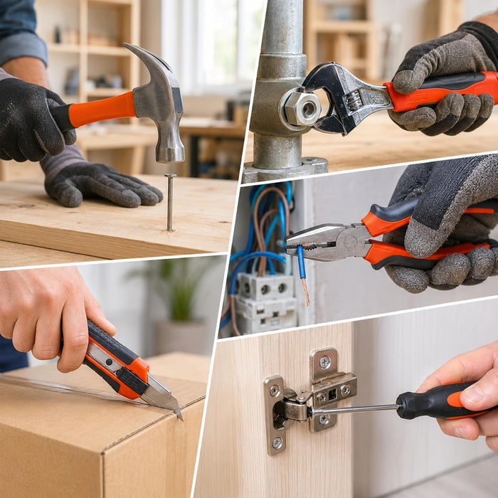 IBELL Professional Tool Kit with Impact Drill TD13-100 | 650W | Copper Armature | 13mm Keyless Auto Chuck | 2800 RPM | 115-Piece Home Essential Tools & Accessories | 24 Months Warranty