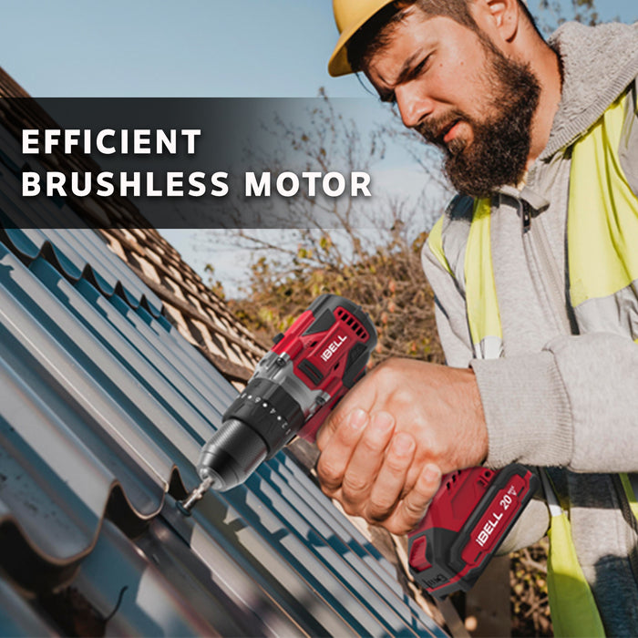 IBELL One Power Series Cordless Impact Drill Brushless Aluminum