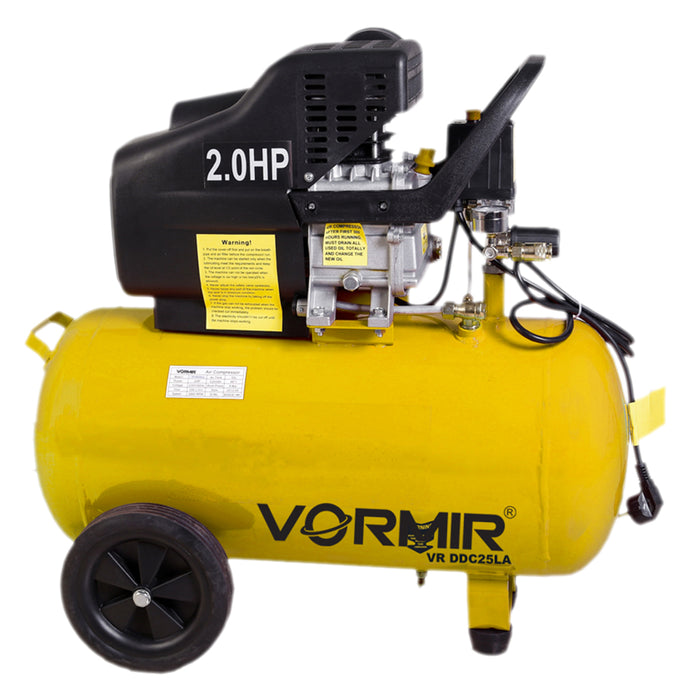 IBELL VORMIR VR DDC25LA  2.0HP Air compressor with 25L tank capacity and discharge of 115PSI