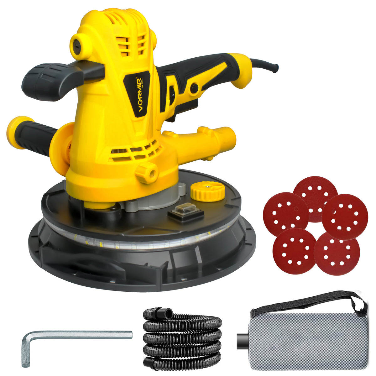IBELL VORMIR DS23-80 Drywall Sander, 1300W, Variable Speed 1400