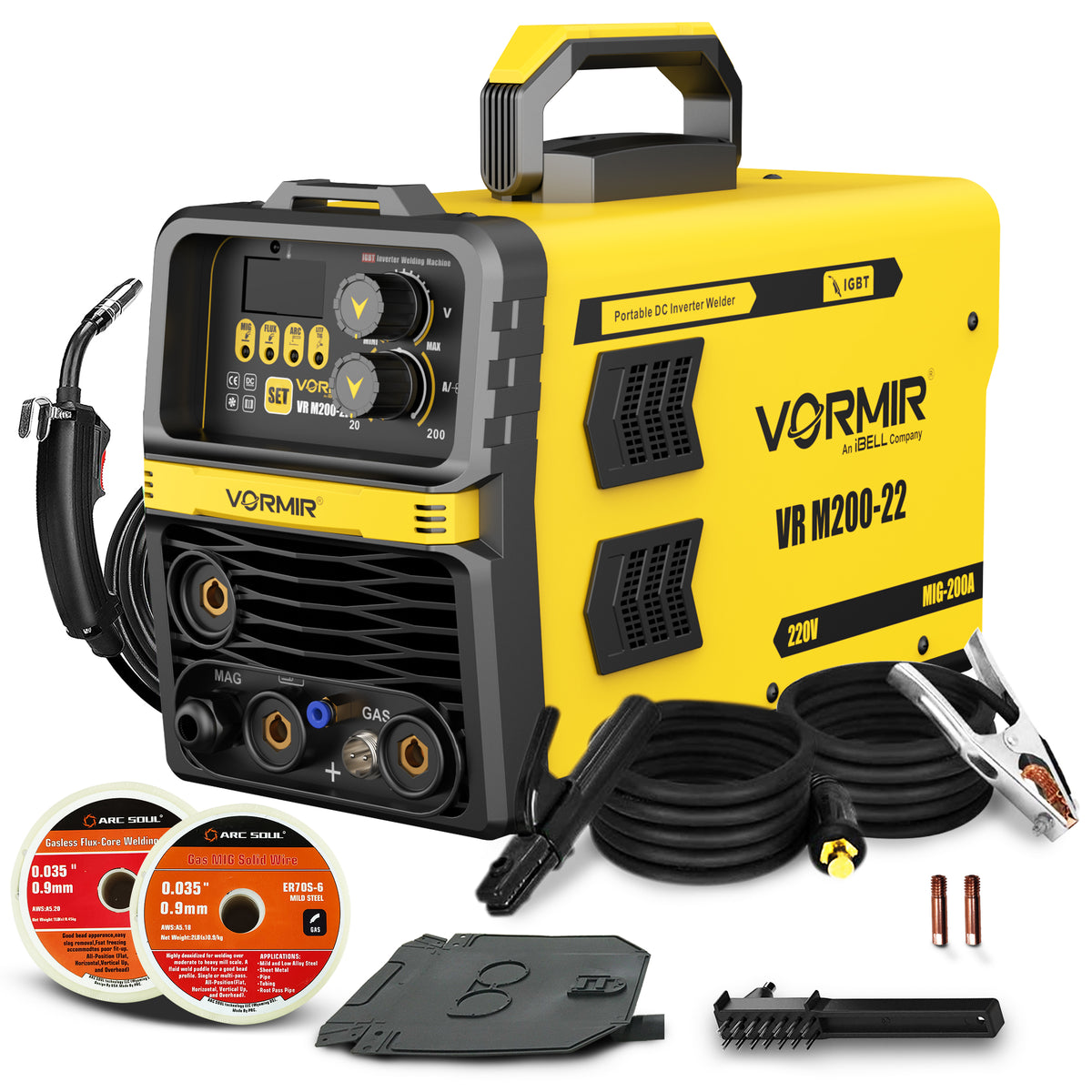 iBELL VORMIR VR M20022 Inverter MMA/MIG/MAG/TIG LIFT Welding Machine
