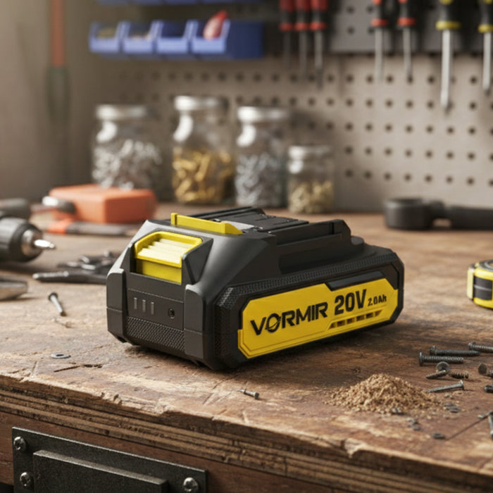 iBELL VORMIR SMART POWER SERIES 18.5V 2.0Ah Li-ion Battery | Compact Rechargeable Battery Pack | Compatible with All SPS Series Tools – VR LXV1B 18560
