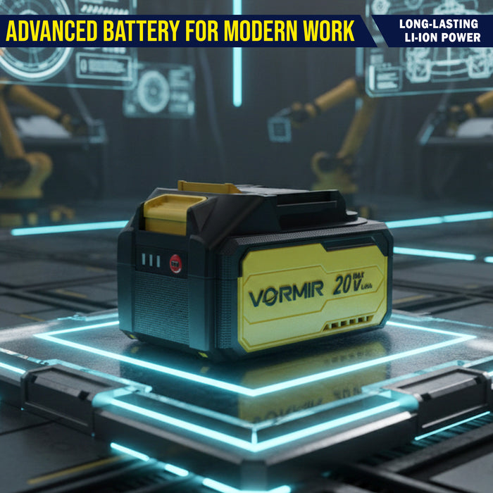 iBELL VORMIR SMART POWER SERIES 18.5V 4.0Ah Li-ion Battery | High-Capacity Rechargeable Battery Pack | Compatible with All SPS Series Tools – VR LXV2B 18560