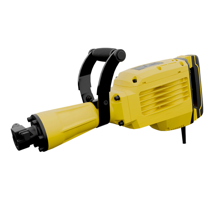 iBELL VORMIR DH45-20 Electric Demolition Hammer – 1500W Copper Armature Motor, 30mm HEX Chuck, 45J Impact Energy, 1900 BPM, Anti-Vibration Handle – Heavy Duty Concrete & Masonry Breaker – 6 Months Warranty