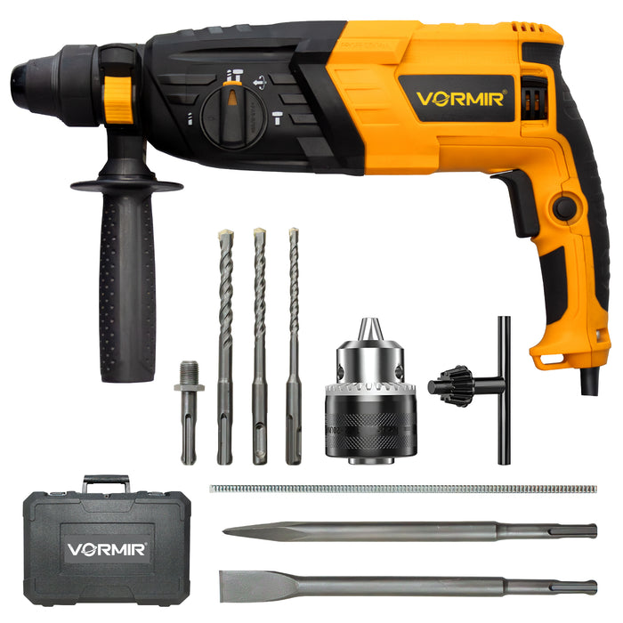 IBELL VORMIR Rotary Hammer Drill VR RH26-26, SDS Plus Chuck 26mm, 780W, Copper Armature, 900RPM, Speed 4000/min, Impact Energy 3J