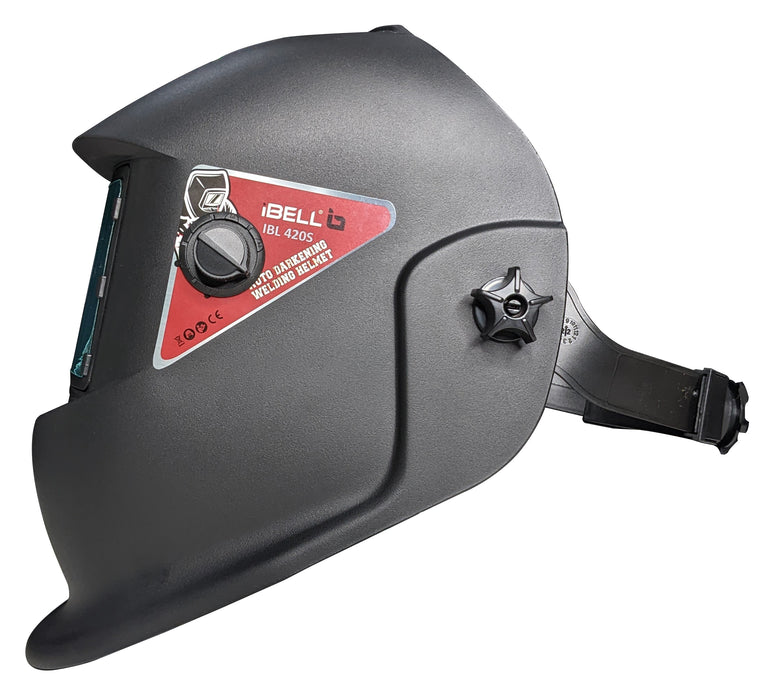 iBELL Solar & Battery Powered Auto Darkening Welding Helmet IBL 420S