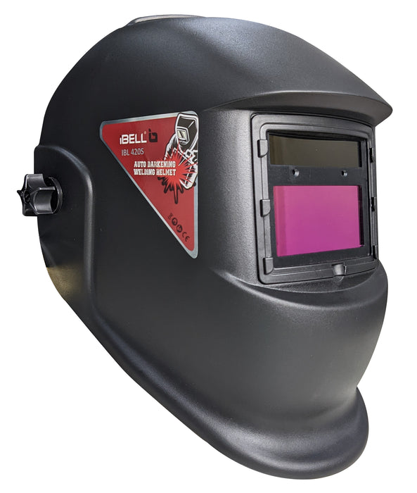 iBELL Solar & Battery Powered Auto Darkening Welding Helmet IBL 420S