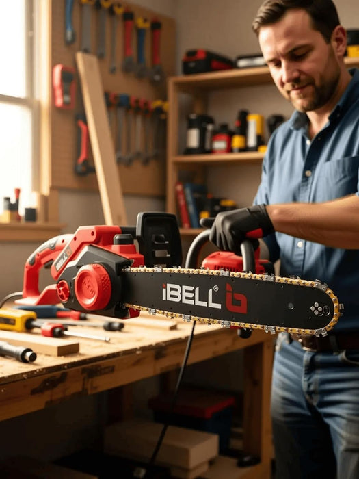 iBELL EC16-18 Electric Chain Saw, 1800W, 1200RPM, 16 Inch, Automatic Oiler - 6 Months Warranty