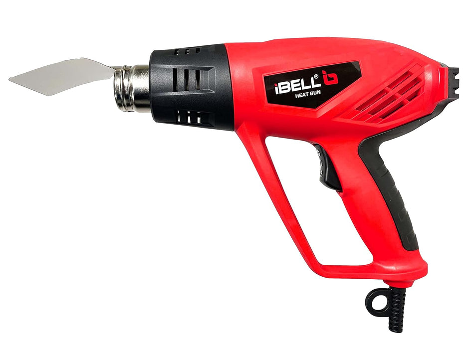 IBELL IBL HG20-82C Hot Air Tool 2000W, Dual Temperature Heat Gun with 350°C & 550°C Settings, 250L/min & 550L/min Air Flow, Hot Air Gun for Paint Removal, PVC Shrinking & DIY Work - 6 Months Warranty