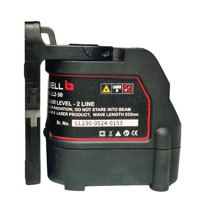 iBELL  PROFESSIONAL LINE LASER LEVEL IBL LL2-30, 1V1H,WORKING DISTANCE OF 30m -6 MONTHS