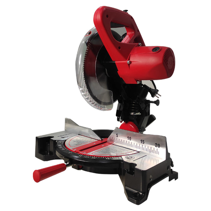 iBELL MS25-18 ,1800W  10 Inch Compound Mitre Saw 6000 RPM With Adjustable Angles & for Heavy-Duty Performance