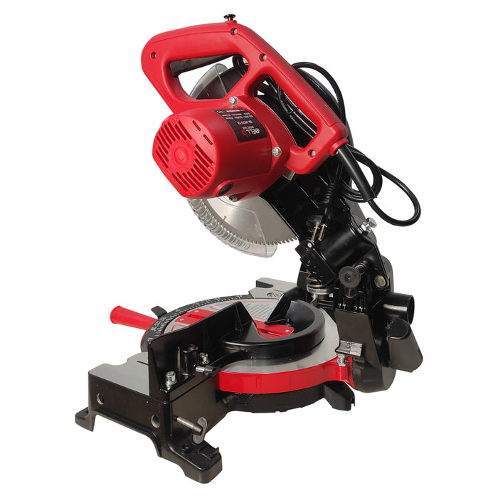 iBELL MS25-18 ,1800W  10 Inch Compound Mitre Saw 6000 RPM With Adjustable Angles & for Heavy-Duty Performance