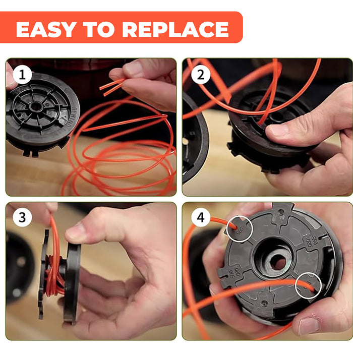 iBELL Brush Cutter Trimmer Line | 100% Nylon Rope Bundle for Brush Cutter (15m, 2.0mm Square) | Grass Cutter, Trimmer & Tap-N-Go Compatible | Suitable for All Types of Brush Cutters