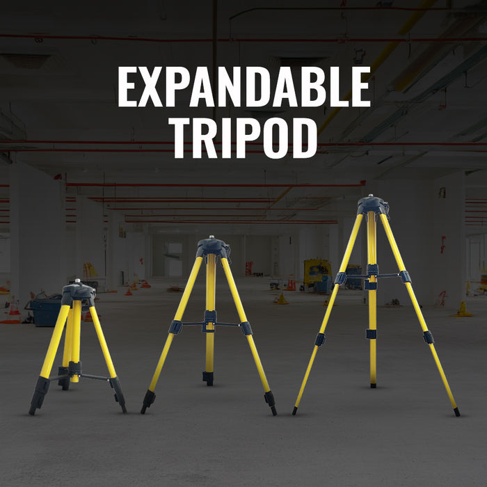 iBell IBLTR5-42 Premium 3-Leg Tripod Stand – Dual Extendable Design for Versatile Height Adjustments, Built-In Bubble Level for Precision Stability  SUITABLE FOR LL-