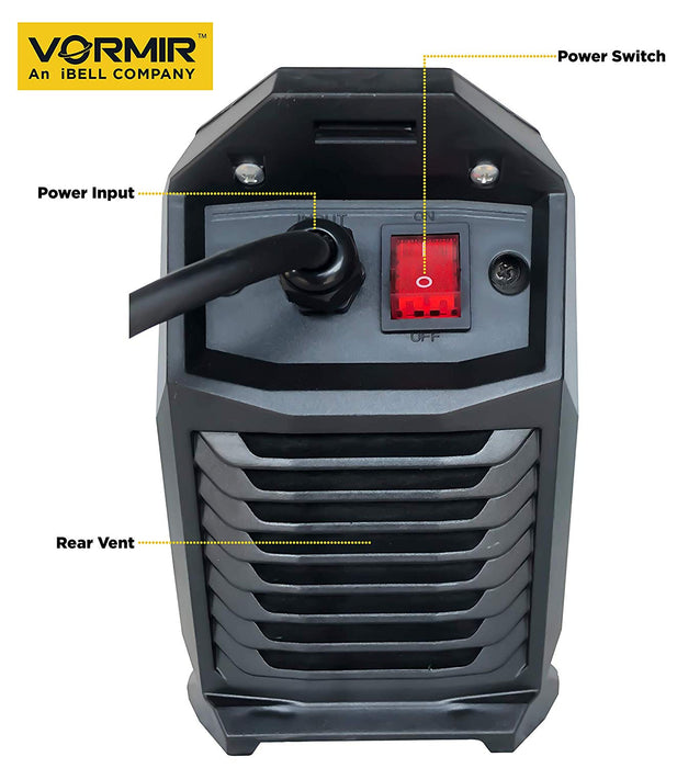 VORMIR Inverter ARC Welding Machine (IGBT) 200A with Hot Start, Anti-Stick Functions, Arc Force Control - 1 Year Warranty