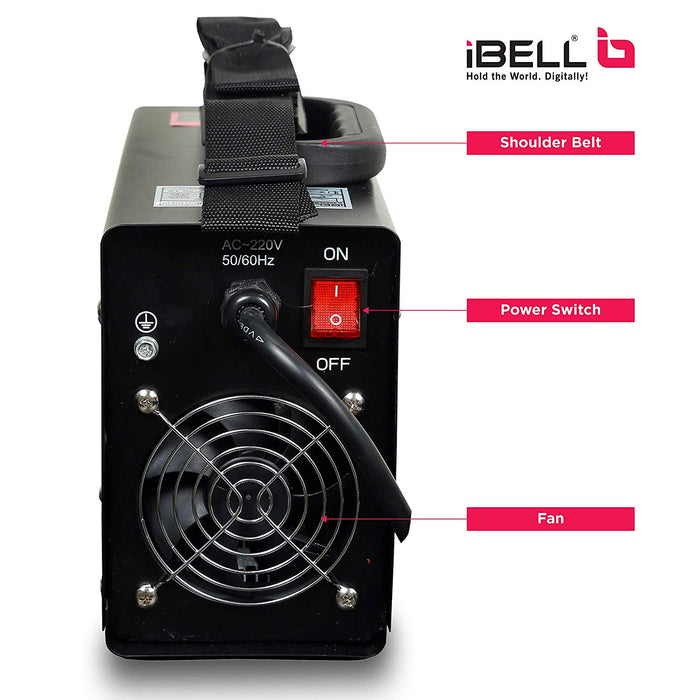 iBELL Inverter ARC Welding Machine (IGBT)M250-103,  250A with Hot Start,Anti-Stick,Arc Force,Power Boost Functions- 1 Year Warranty