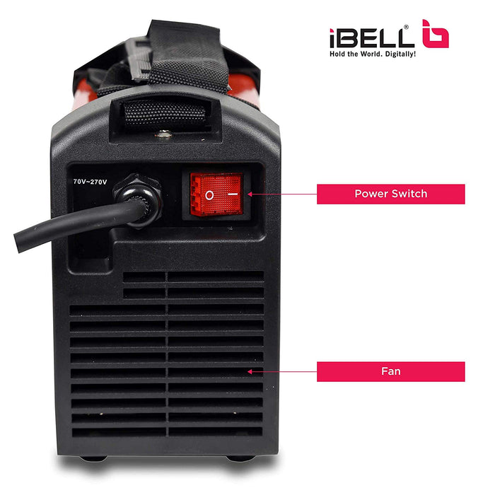 iBELL 200-89 Inverter ARC Compact Welding Machine (IGBT) 200A with Hot Start and Anti-Stick Functions - 1 Year Warranty