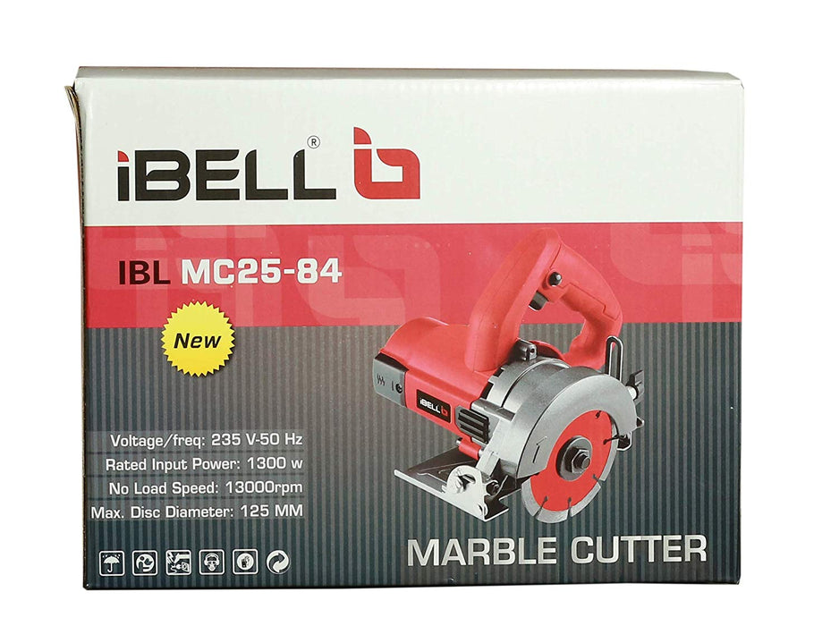 iBELL MC25-84 Marble Cutter 1300W, 13000rpm, 125mm - 6 Months Warranty