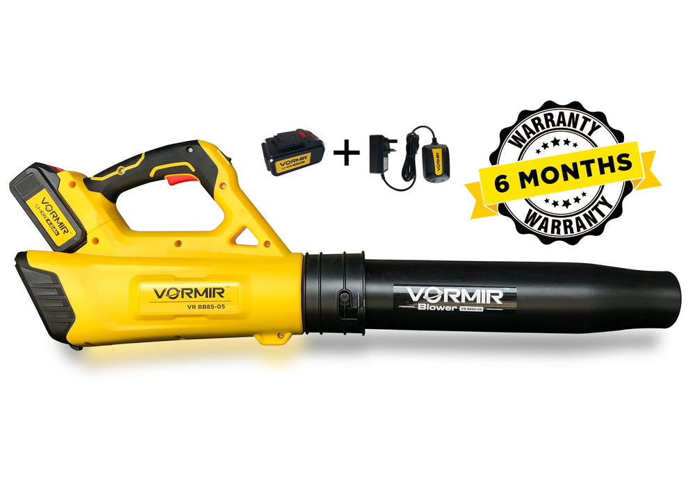 VORMIR BB 85-05  20V Max 85 MPH Duel Speed Cordless Leaf Blower, 4.0Ah Battery and Charger Included - 6 Months warranty